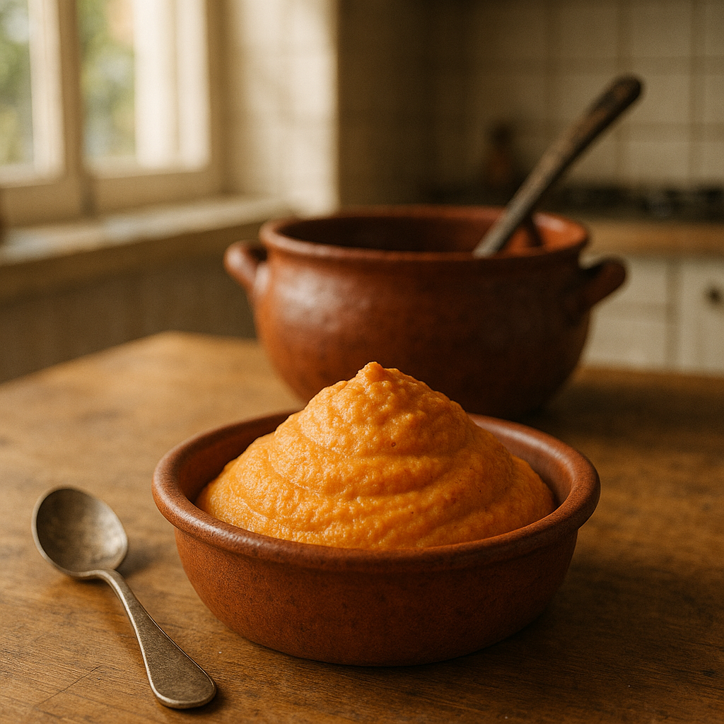 cupuacu and carrot mousse - oliveira kitchen vegetarian restaurant