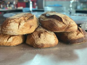 Home made bread at Oliveira Kitchen Shoreditch